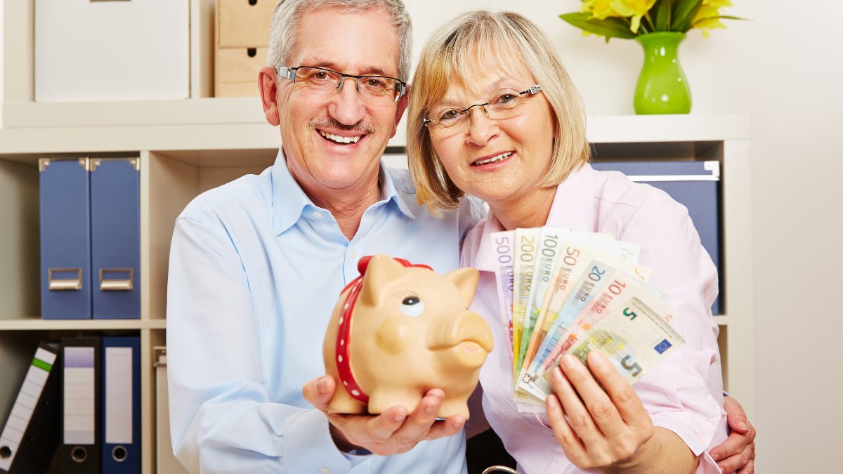 Seniors with financial help
