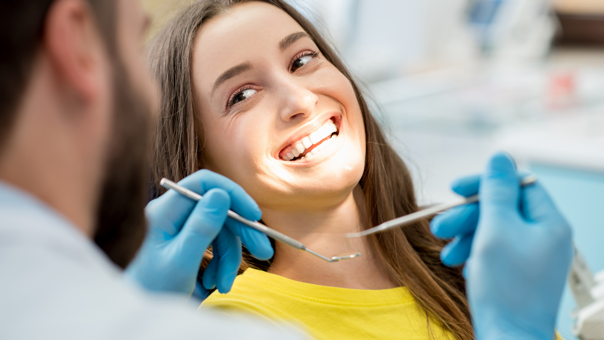 women getting dental work